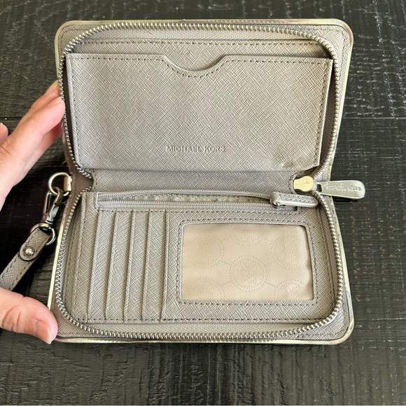 Michael Kors Silver Wristlet - Picture 7 of 9